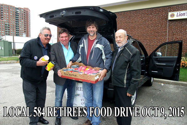 Retirees Food Drive