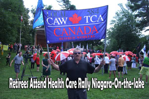 Retirees Attend Health Care Rally Niagara-On-the-lake