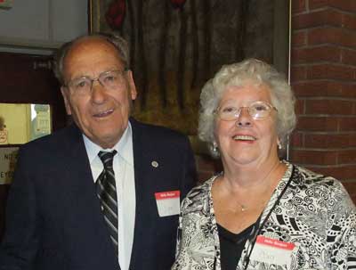 Picture of Jim and his wife Cors taken October 9, 2009 at our Retirees Thanksgiving Luncheon