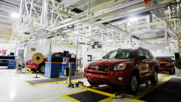 The newly built Toyota automobile assembly plant in Woodstock. MARK BLINCH/REUTERS - Canadian auto sector recovering faster than those in U.S., Mexico, thanks partly to government funding