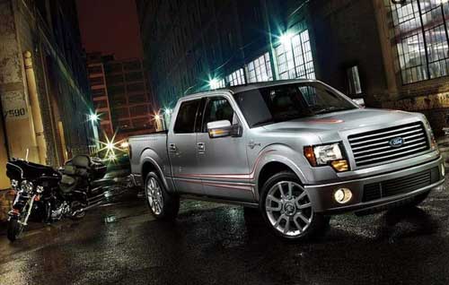 2011 Ford Harley-Davidson F-150 comes with standard 22-inch wheels. (Ford)