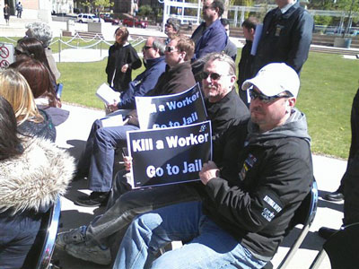 Ken Donaldson & Gary Rumboldt From CAW Local 584