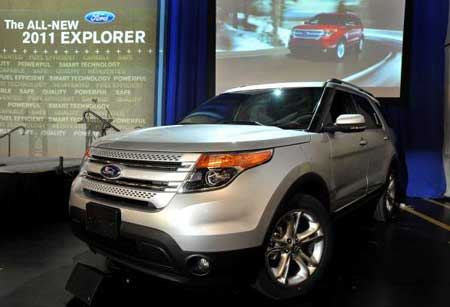 Production of the 2011 Ford Explorer helped bring a second shift and a $400 million investment into the Chicago Assembly Plant. (Ford Motor Co.)