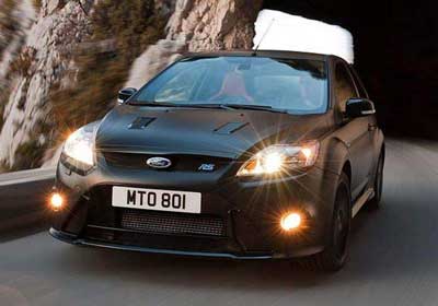 The limited edition Ford Focus RS500 has a 2.5-liter, five-cylinder engine that will go from zero to 60 in less than 5.6 seconds. (Ford)