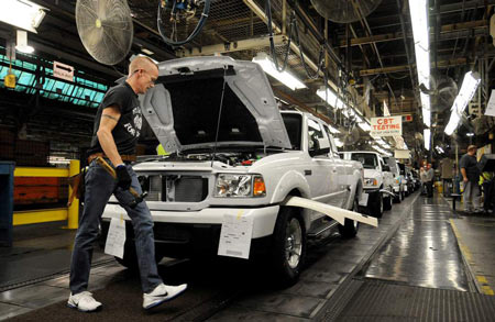 The Twin Cities Assembly Plant in Minnesota will close after the last Ford Ranger rolls off the line this month. There are about 800,000 Rangers still on the road, and their drivers wave to one another. (Richard Marshall / Pioneer Press)