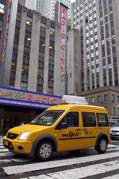 The Ford Transit Connect has joined the ranks of taxis in New York City. (Ford)