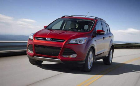 Ford says the 2013 Escape delivers the versatility and cargo capacity SUV customers expect with a sports-inspired design they desire. The new Escape is sleeker than the rugged SUV it replaces. When the Escape debuted a decade ago, automakers wanted car-based crossovers to look like the macho body-on-frame SUVs they were replacing. / Ford