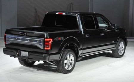 Ford F-150, Platinum Edition. at the North American International Auto Show at Cobo Center in January. (Daniel Mears / The Detroit News / The Detroit News)