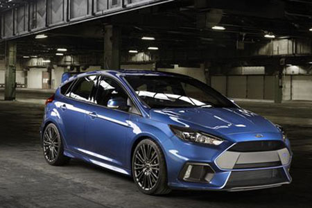 The all-wheel-drive Ford Focus RS gets more than 315 horsepower from a new 2.3-liter EcoBoost engine and is equipped with a six-speed manual transmission. It will be built in Sarrlouis, Germany, and will go on sale in Asia, North America and Europe in 2016.