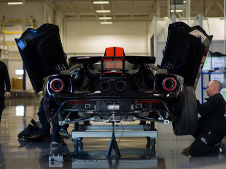 Production is capped at 250 cars per model-year for the Ford GT supercar. The first three model years are already sold out.