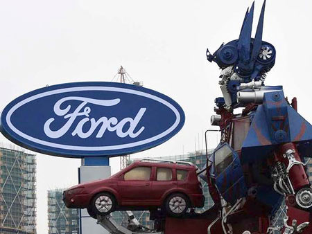 Ford and its Chinese joint ventures sold 100,561 vehicles there in June, the best-ever sales for that month.