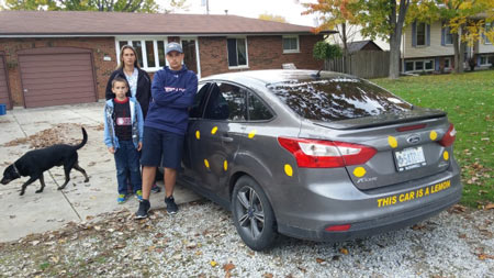 Trisha Glabb no longer owns her 2014 Focus. After a frightening experience on Highway 401, she demanded Ford take it back. (Trisha Glabb) 