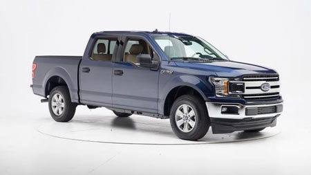 Pre-crash photo of the 2019 Ford F-150 SuperCrew. (Photo: IIHS)