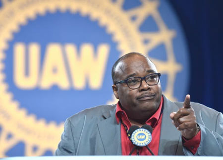 Acting UAW president Rory Gamble says the union has been shamed and betrayed by “a whole lot of bad actors” whose corruption is the target of a continuing federal investigation. (Photo: Todd McInturf, The Detroit News)