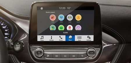 Ford began to use Blackberry's technology in 2015 for its third-generation Sync 3 infotainment system. Judging from the 2019 J.D. Power study released this week, Ford has solved its previous infotainment problems. (Photo: Ford)