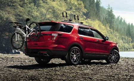 Ford is recalling over 1.2 million Explorer SUVs from 2011 through 2017, including the 2016 model shown, to fix rear suspension problems. (Photo: Ford)