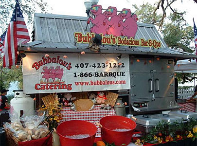 Bubbalous Bodacious BBQ offers some of the smokiest barbecue you'll find, with five Florida locations. 