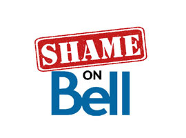Shame on Bell graphic
